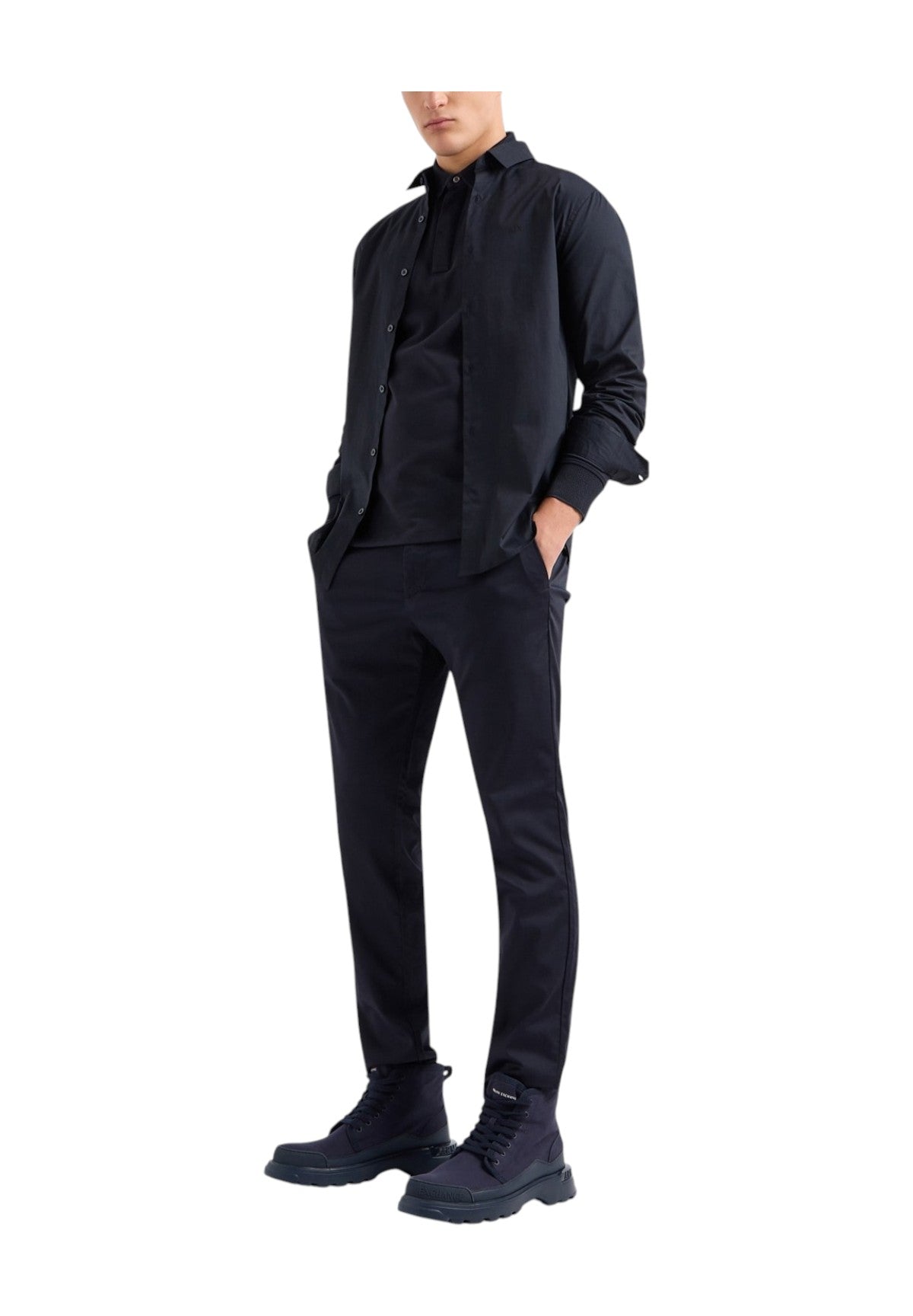 Polo Piqué 8nzf79 Navy