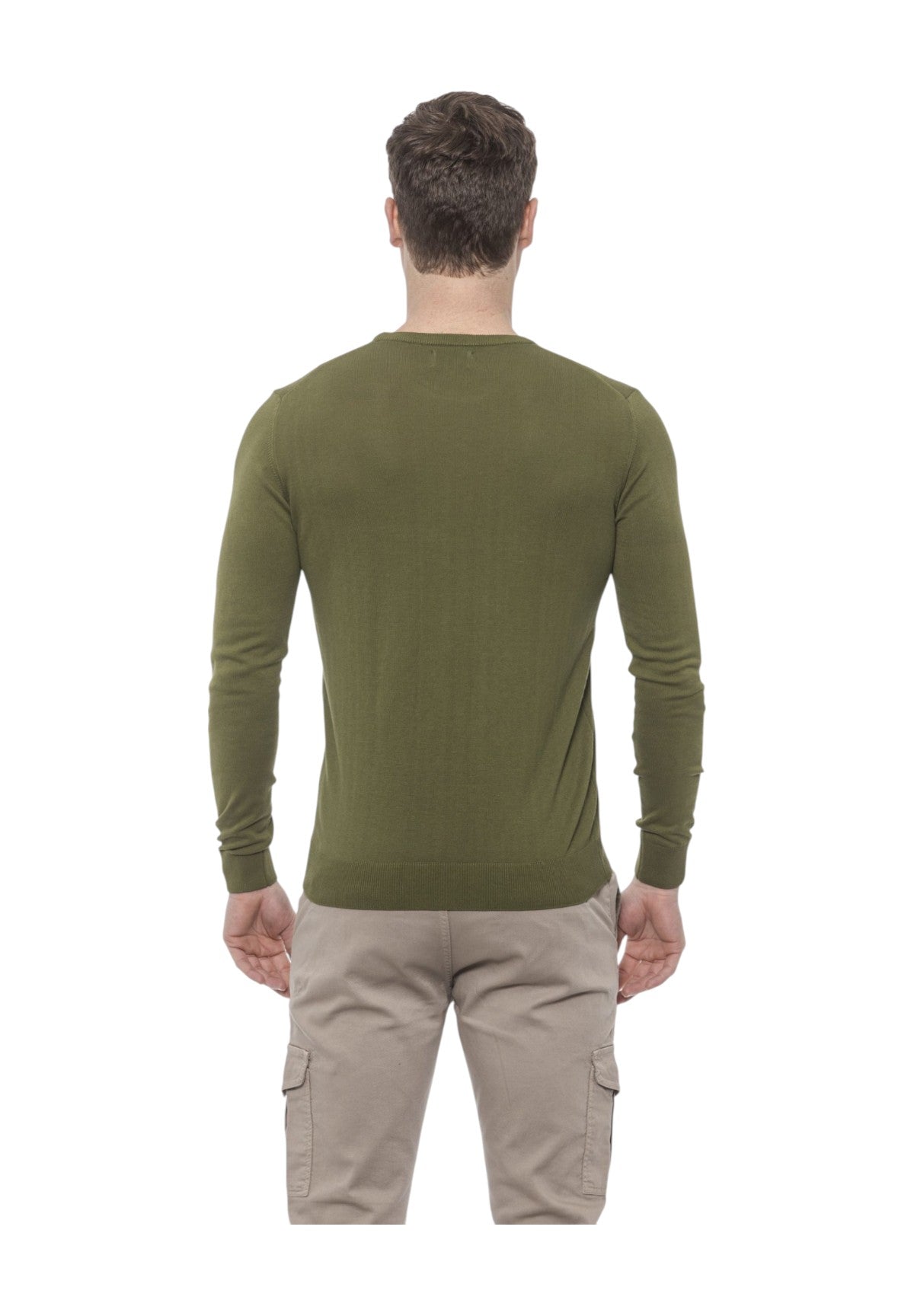 Maglione Girocollo 6550121u Militare Scuro