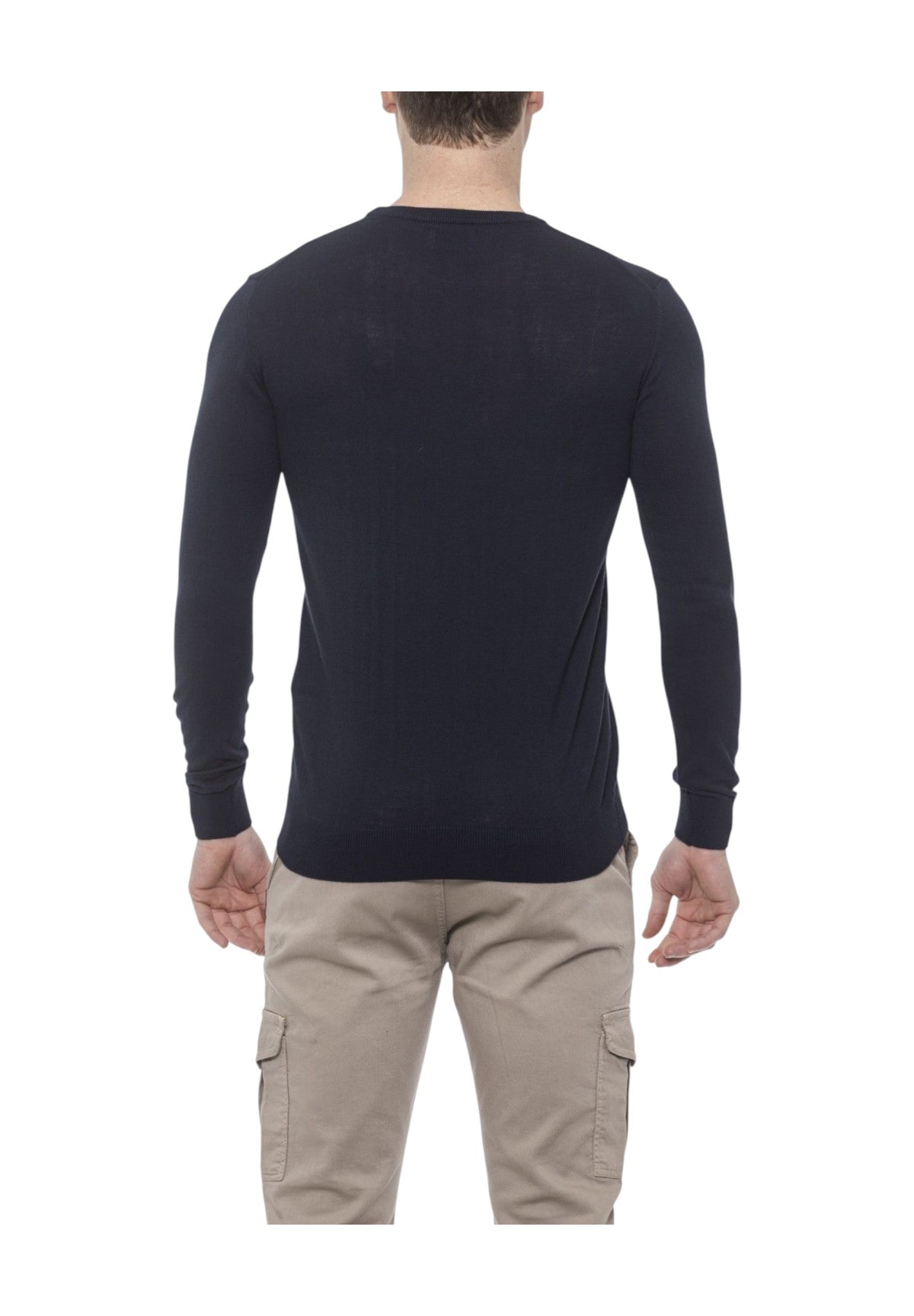 Maglione Girocollo 6550121u Blu Scuro