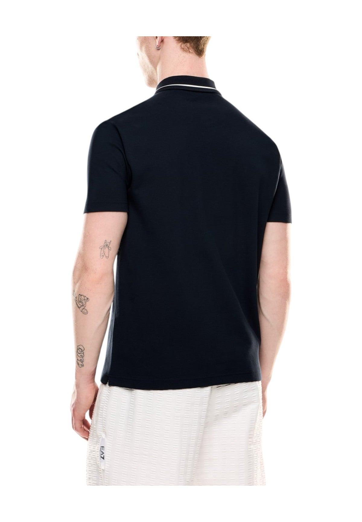 Polo Piqué 7m000184 Armani Blue