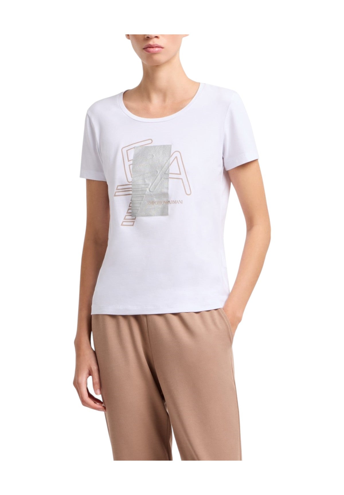 T-Shirt A Maniche Corte 7w000187 White