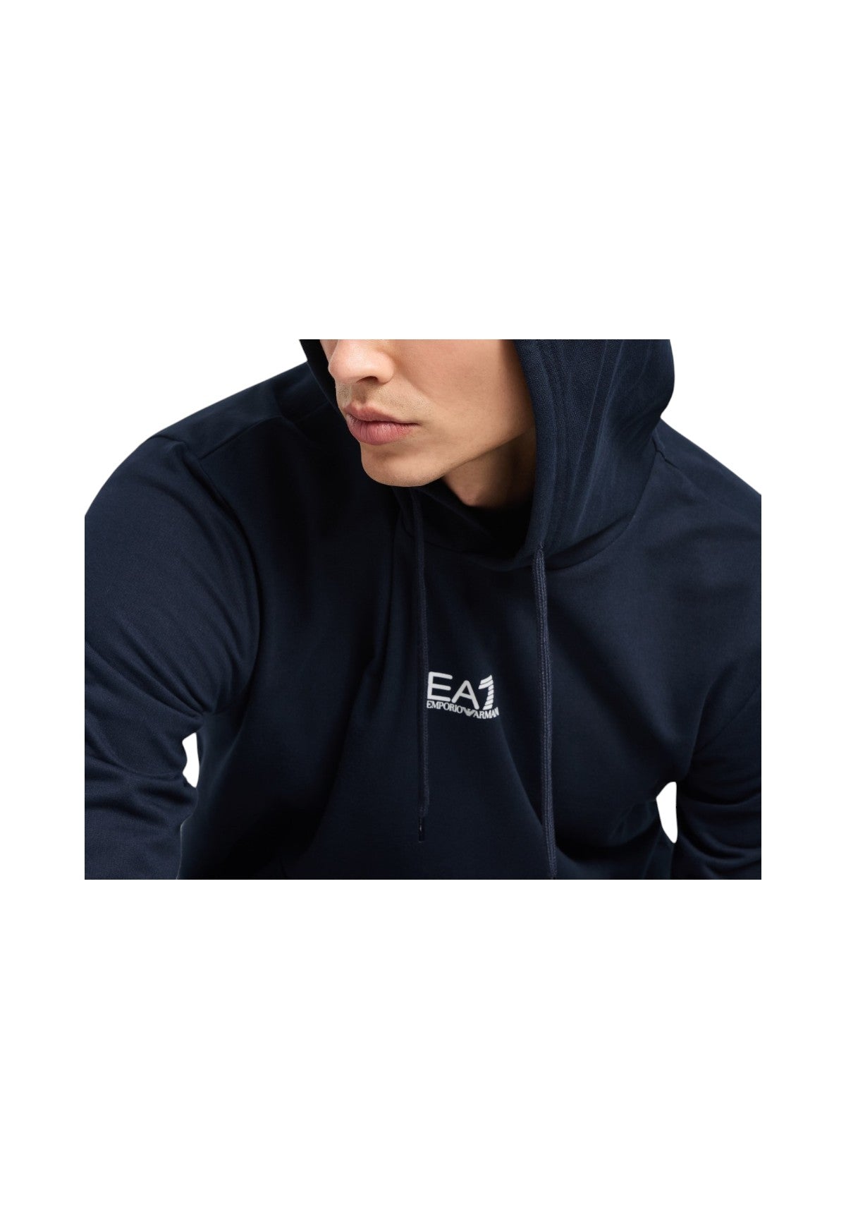 Felpa Pullover Con Cappuccio 8npm32 Armani Blue