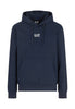 EA7 Emporio Armani Felpa Pullover Con Cappuccio 8npm32 Armani Blue