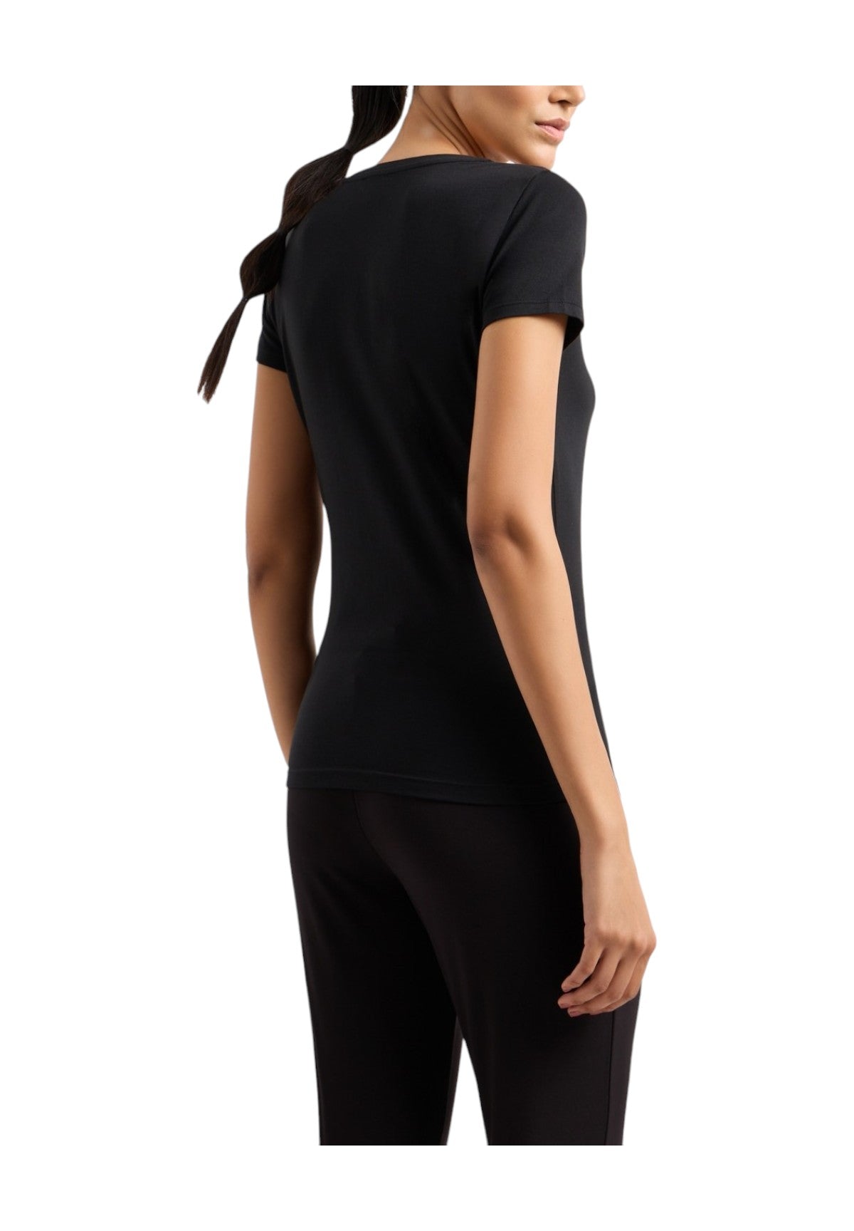 T-Shirt A Maniche Corte 8ntt65 Black