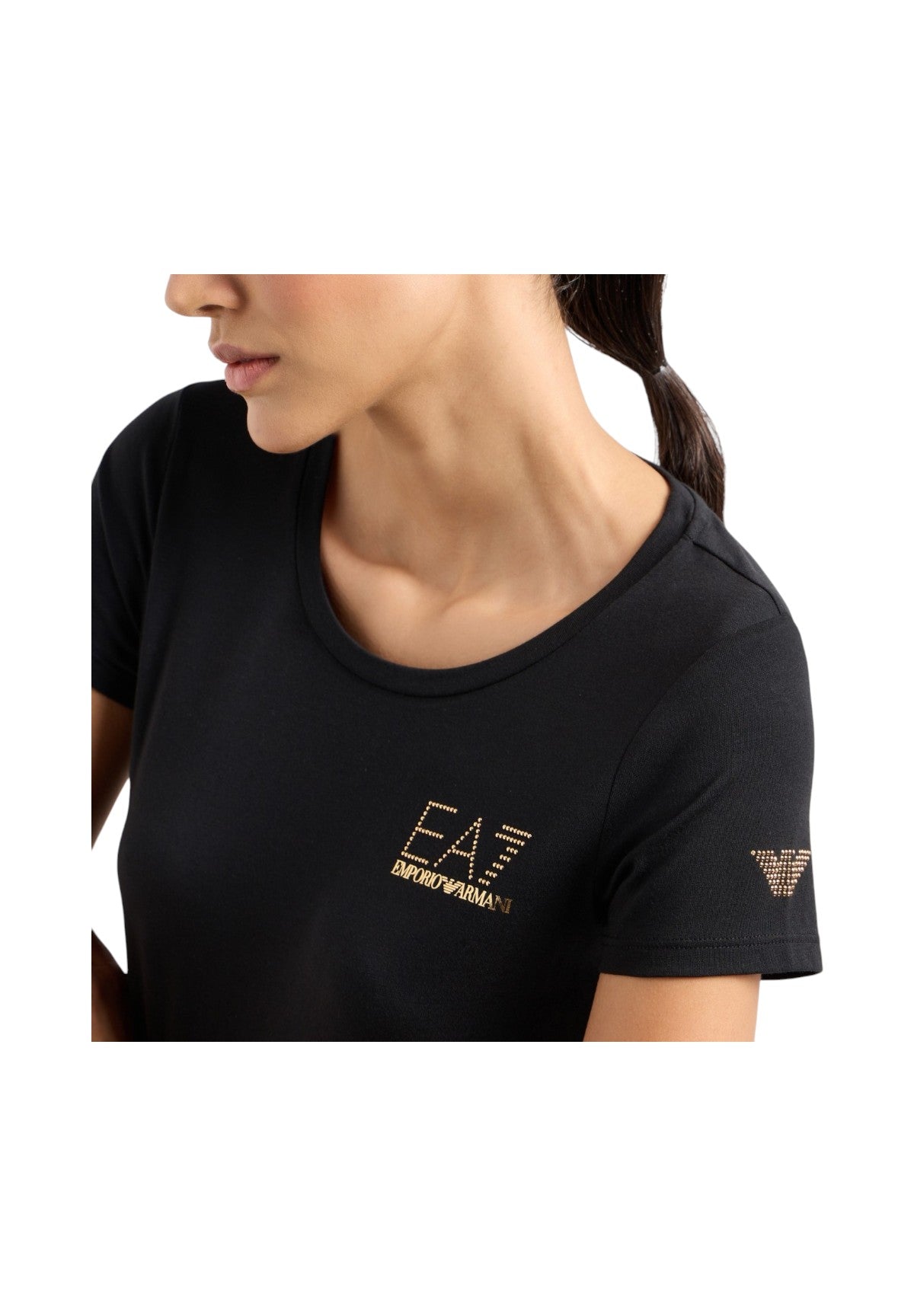 T-Shirt A Maniche Corte 8ntt65 Black