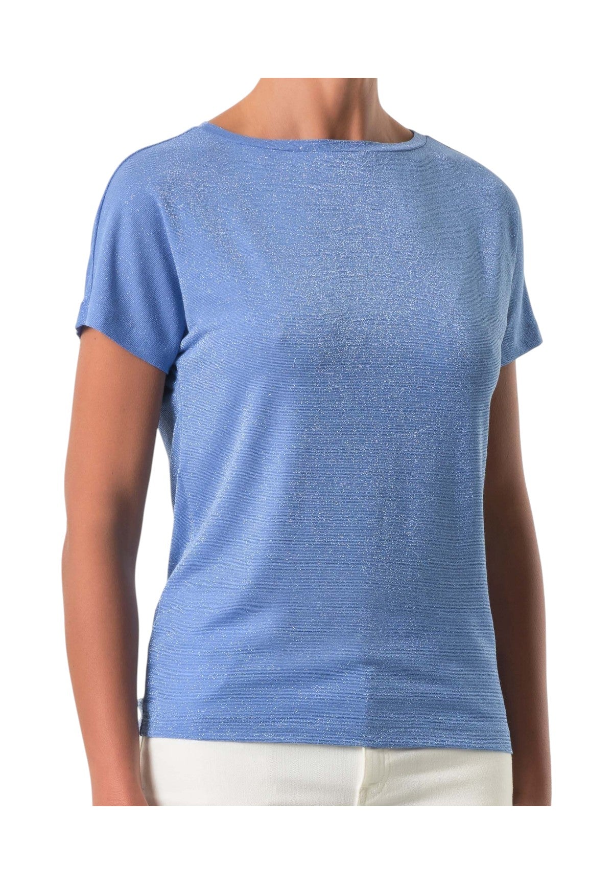 T-Shirt A Maniche Corte Zermat Azzurro Intenso