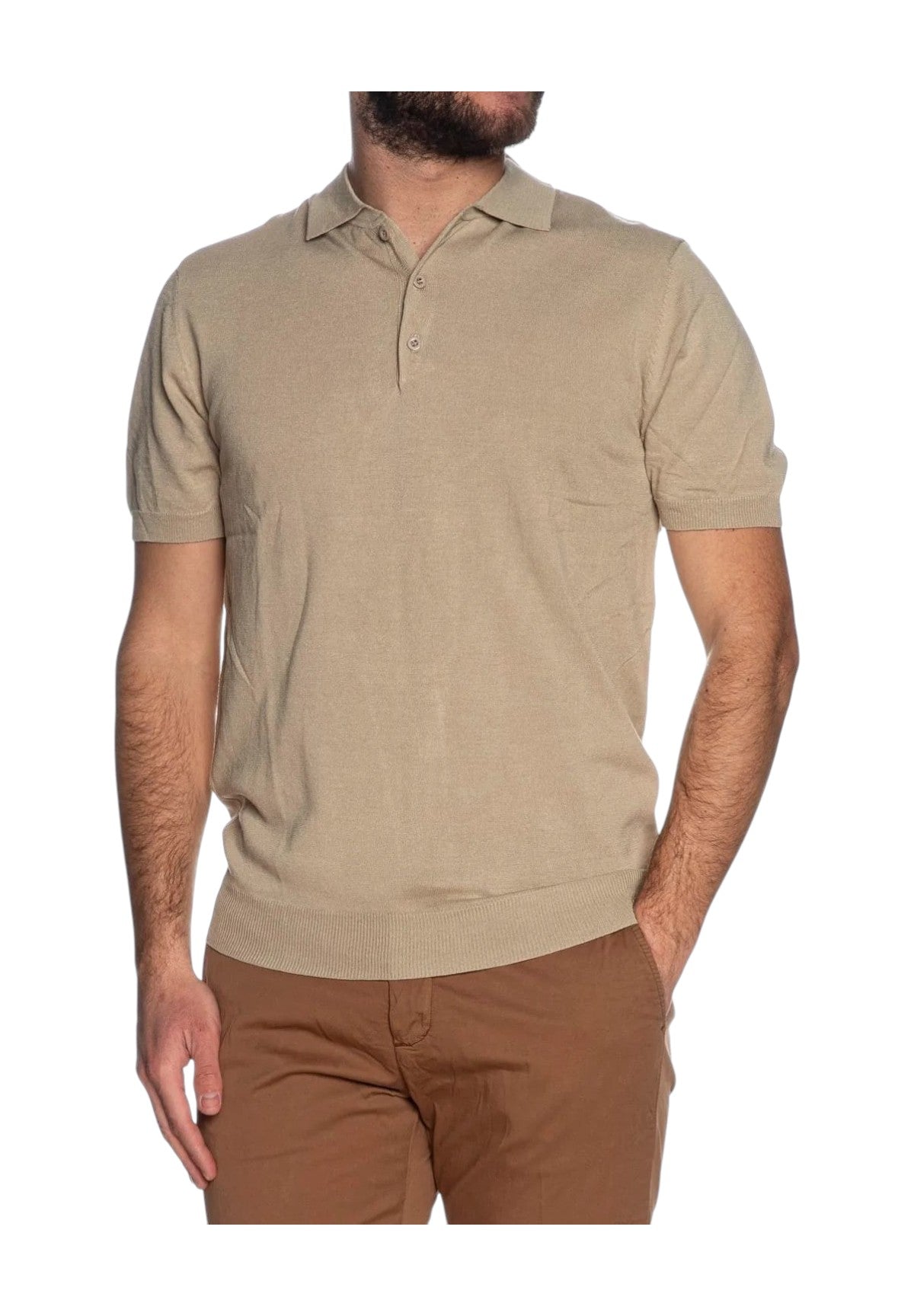 Polo Jersey Gl511S-S25 Beige