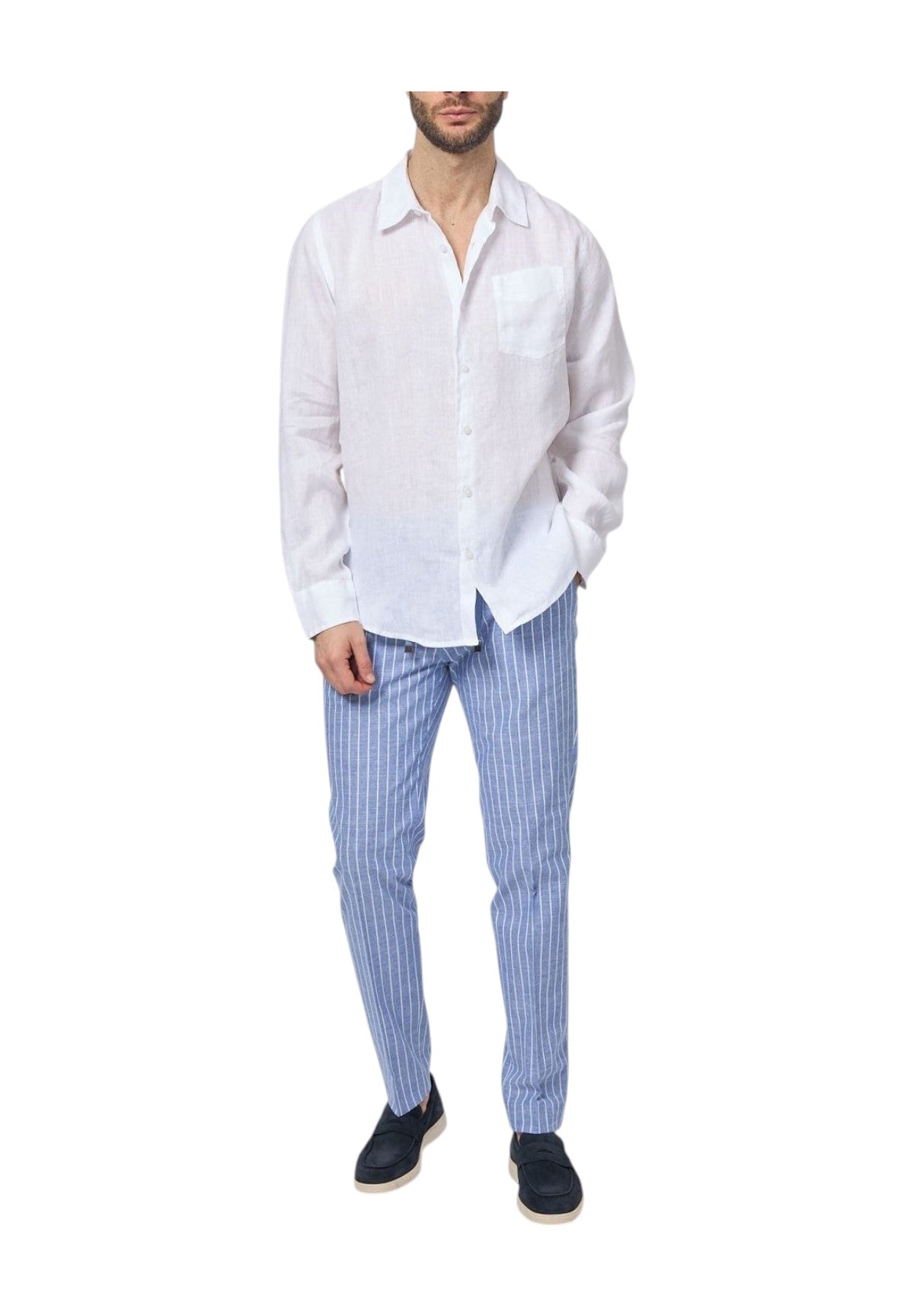 Camicia A Maniche Lunghe M5gh73 Pure White