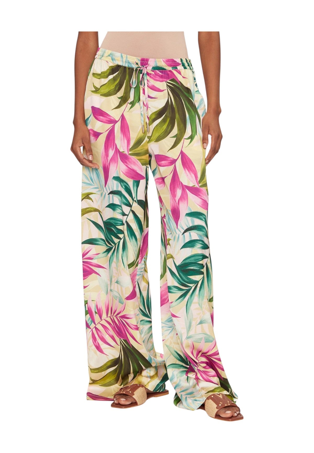 Pantaloni W5gb11 Tropical Escape Prin