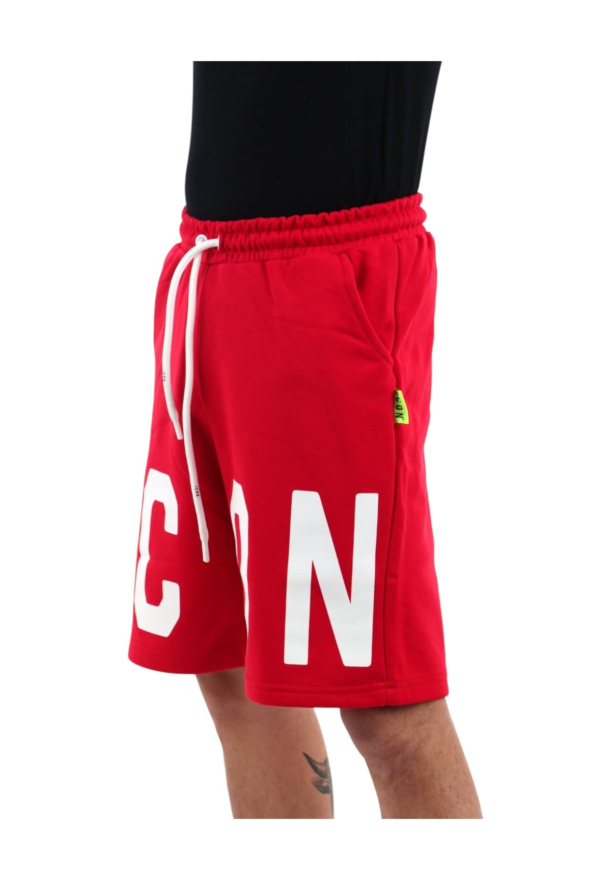 Bermuda In Felpa Icus2s5b001 Rosso