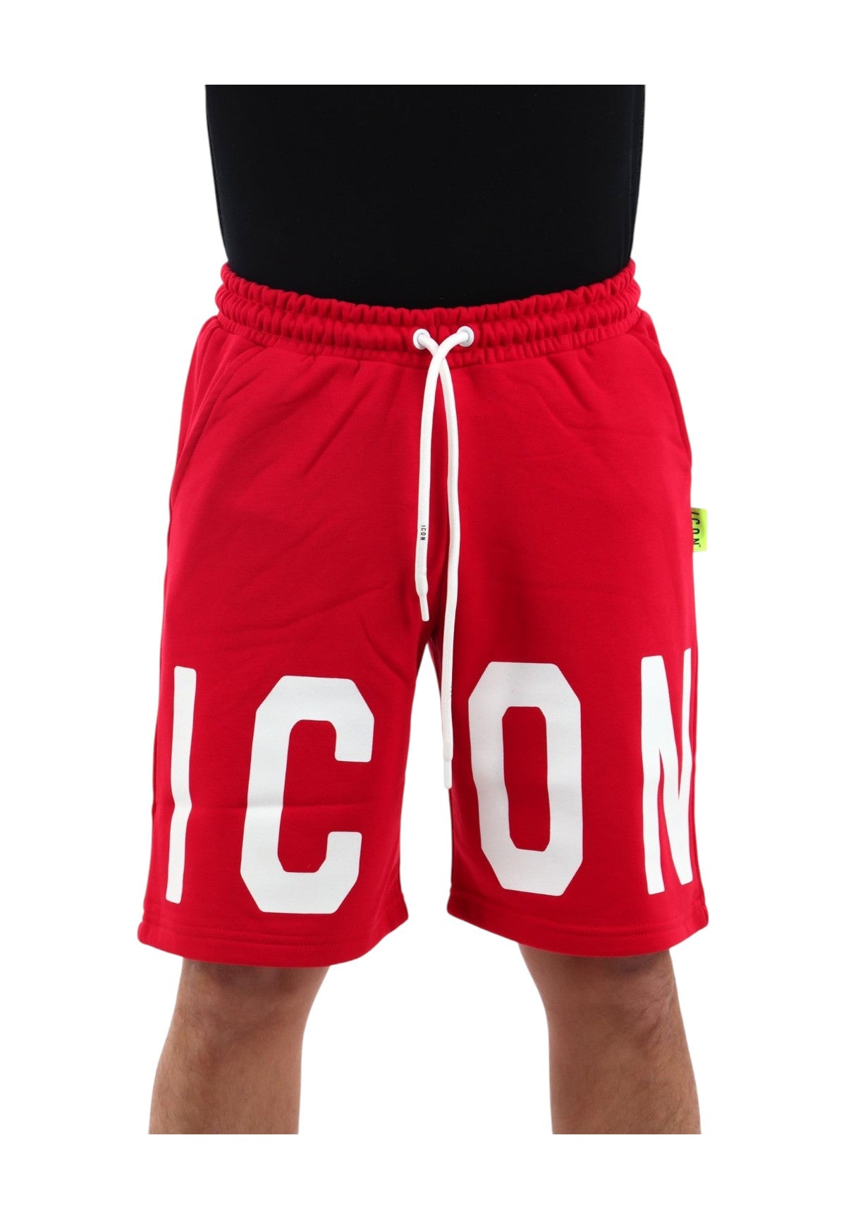 Bermuda In Felpa Icus2s5b001 Rosso