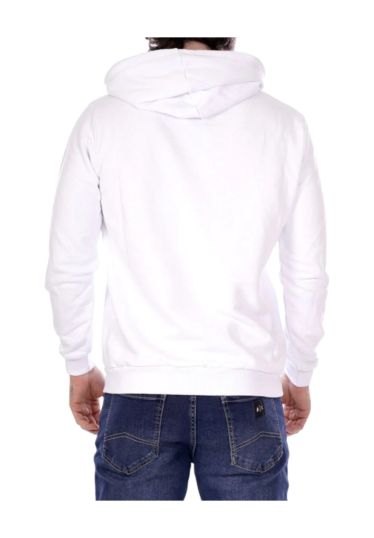 Felpa Pullover Con Cappuccio Icus2s5f004 Bianco