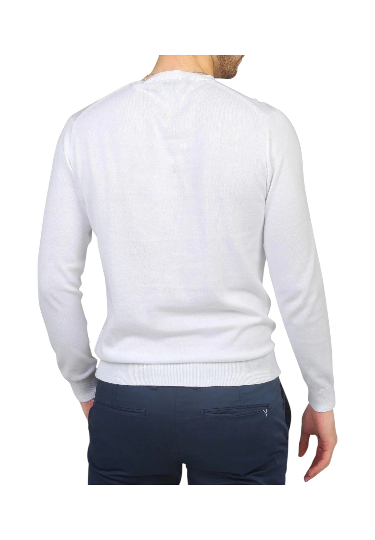 Maglione Girocollo Mk10001 Bianco