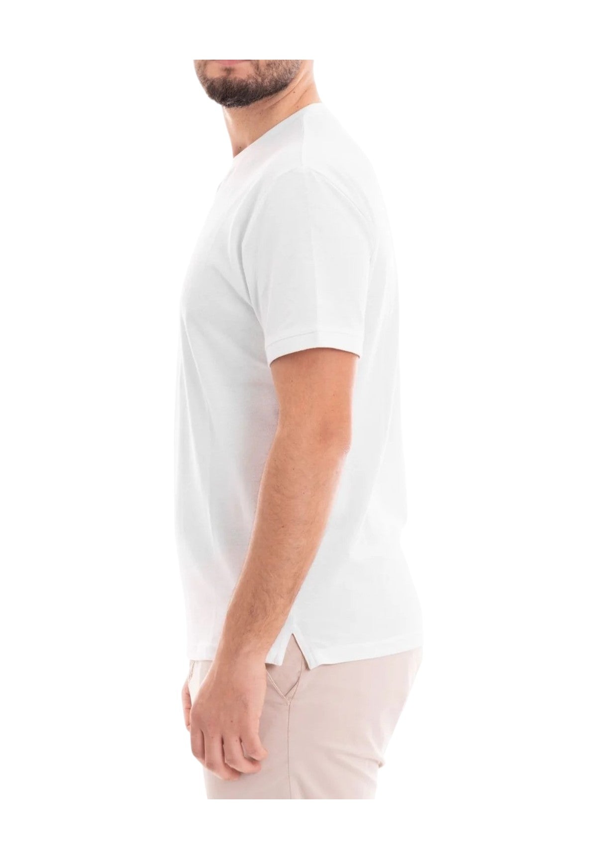 T-Shirt A Maniche Corte Mk11004 Bianco