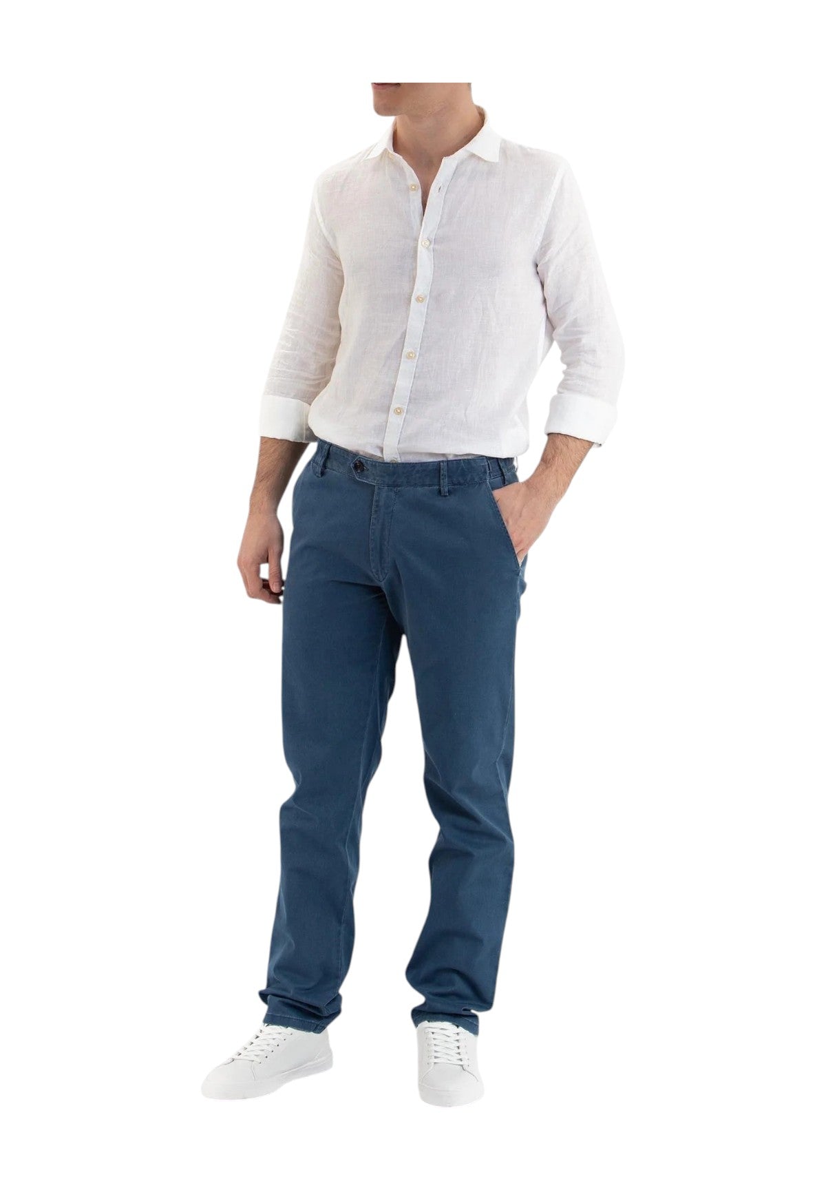 Camicia A Maniche Lunghe Mk13003 Bianco