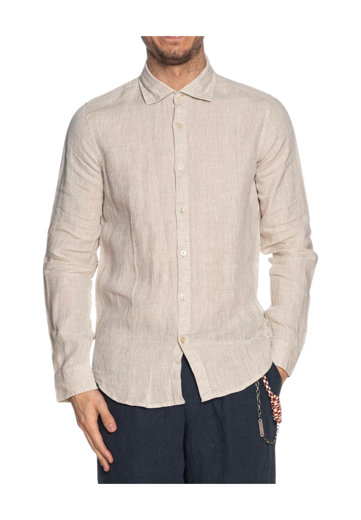 Camicia A Maniche Lunghe Mk13003 Corda