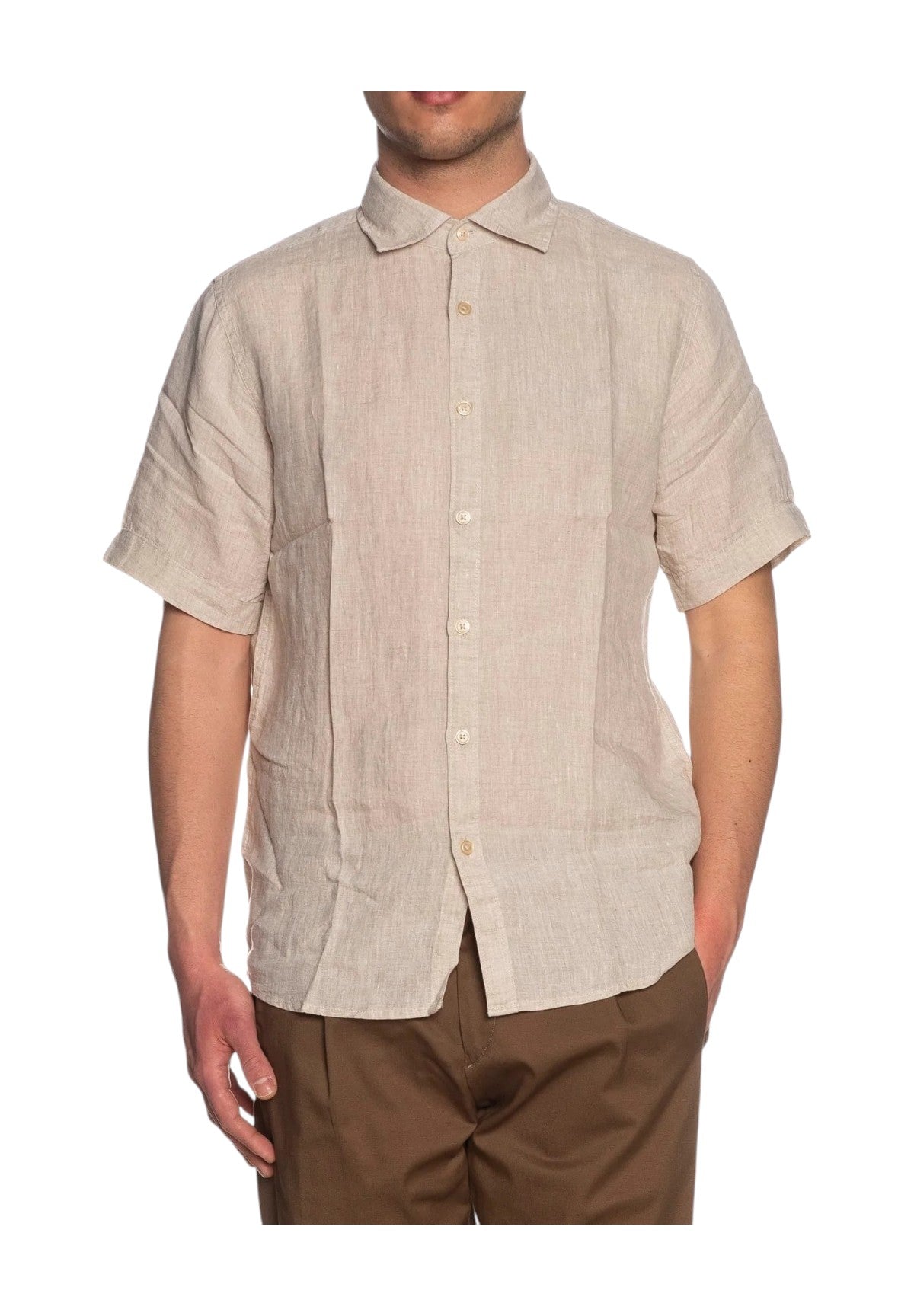 Camicia A Maniche Corte Mk13005 Corda