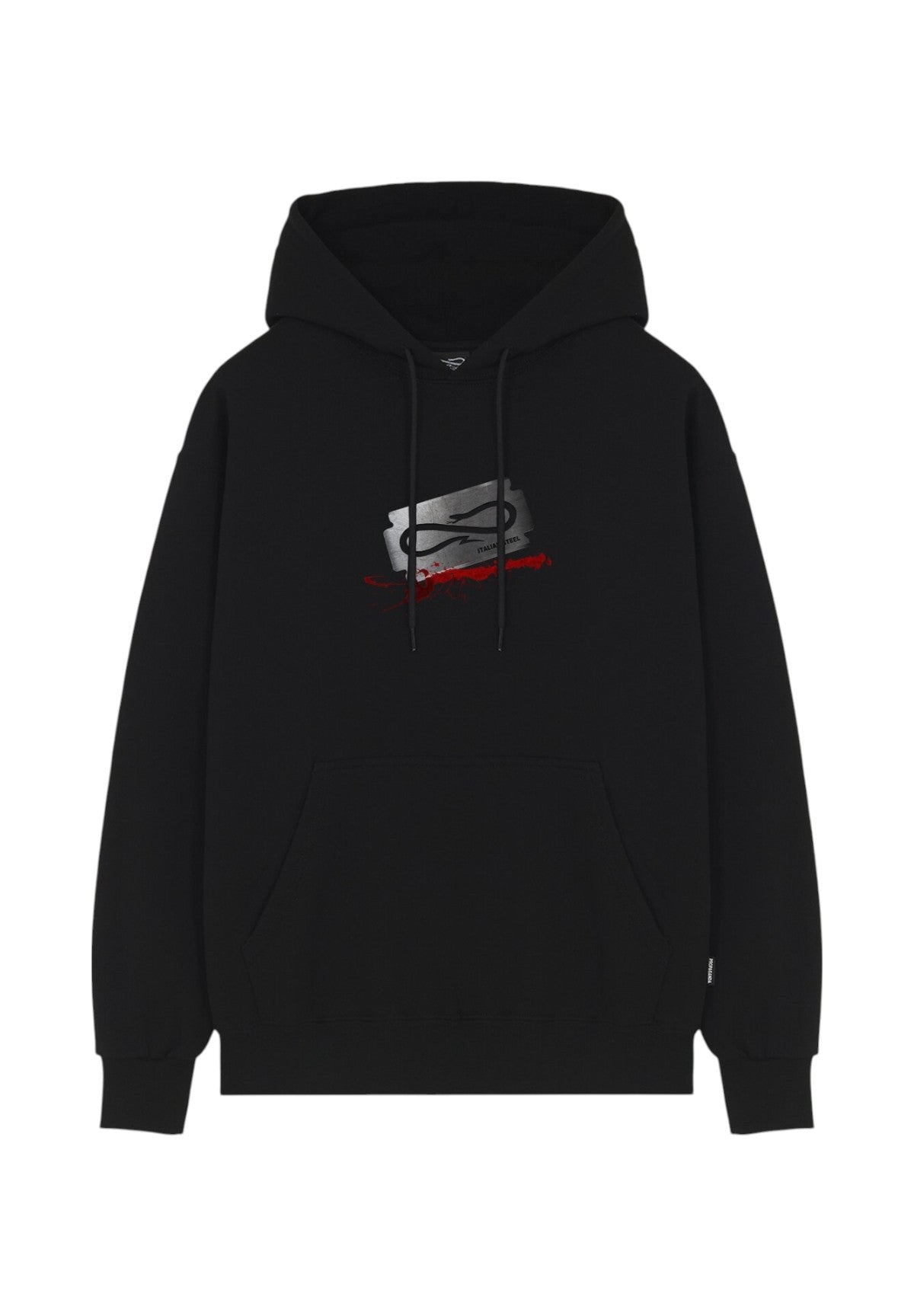 Felpa Pullover con Cappuccio Felpa Logo Blade 25SSPRFE330 Nero