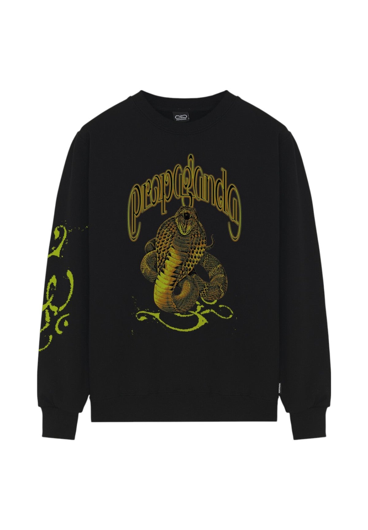 Felpa Girocollo Crewneck Reptile 25SSPRFE371 Nero