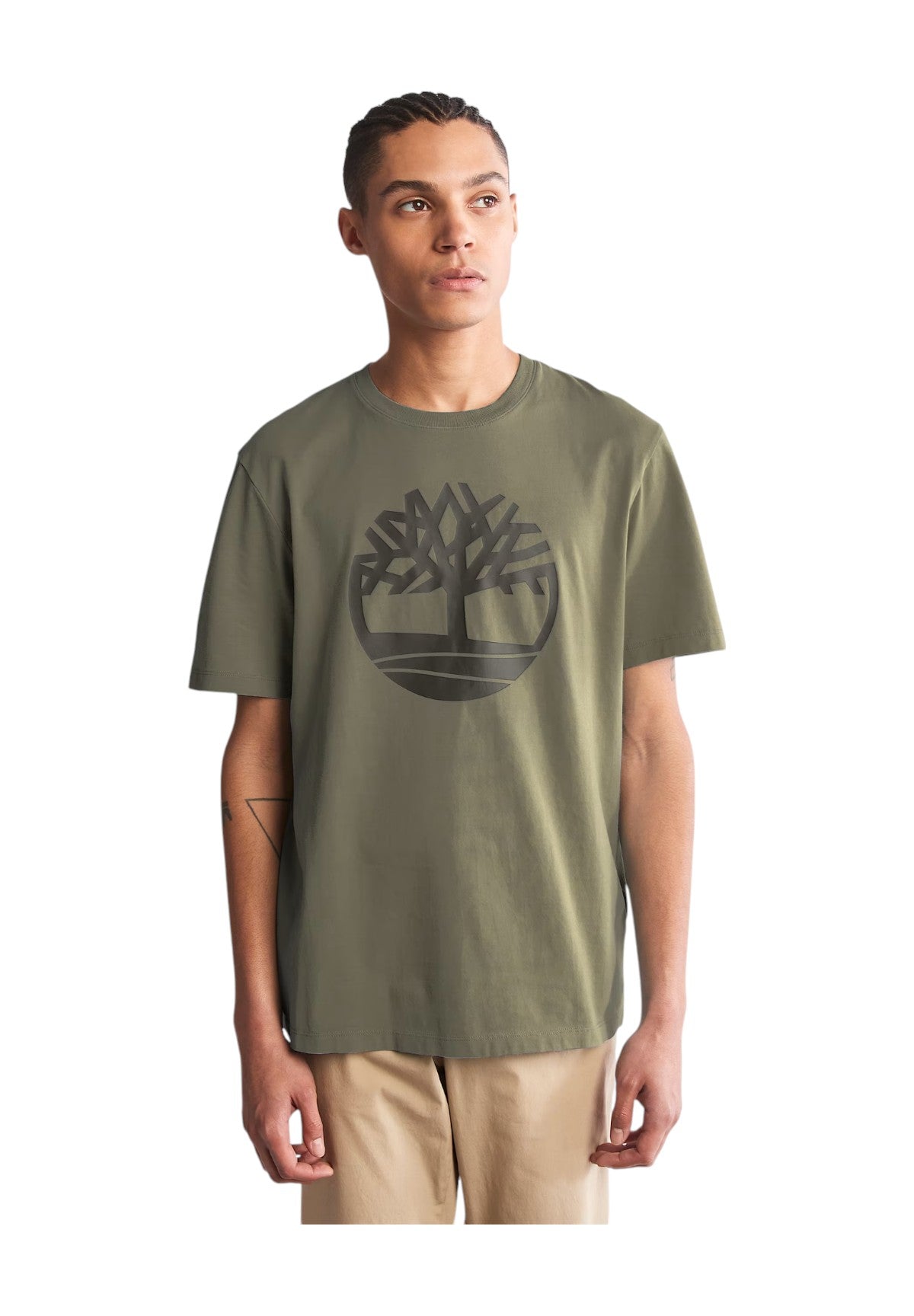 T-Shirt A Maniche Corte Tb0a2c2r Leaf Green