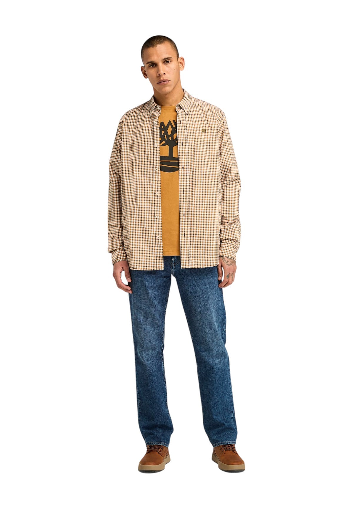 T-Shirt A Maniche Corte Tb0a2c2r Wheat Boot