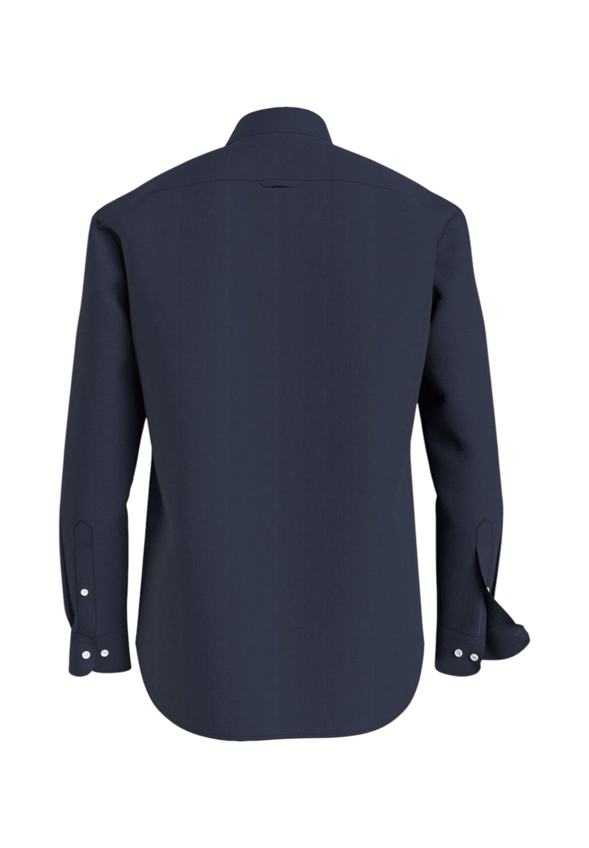 Camicia A Maniche Lunghe Mw0mw34602 Carbon Navy