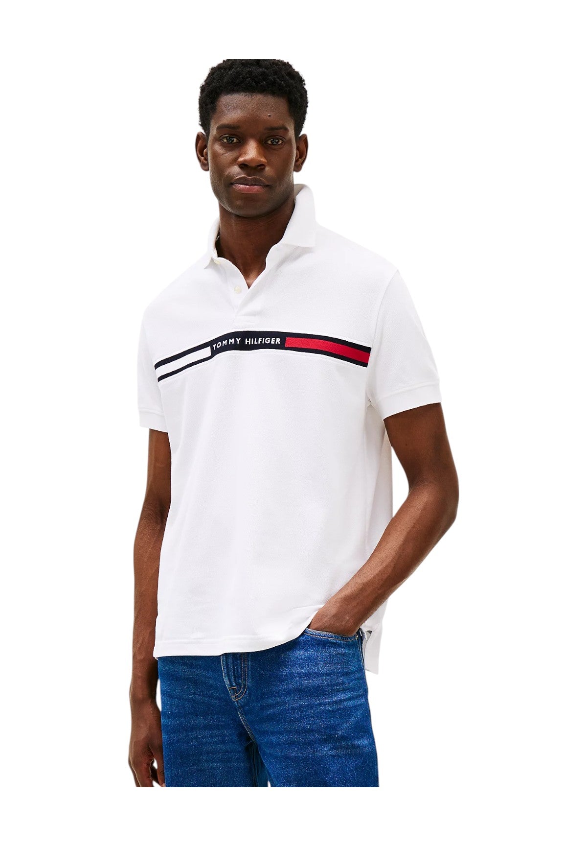 Polo Piqué Mw0mw38130 White