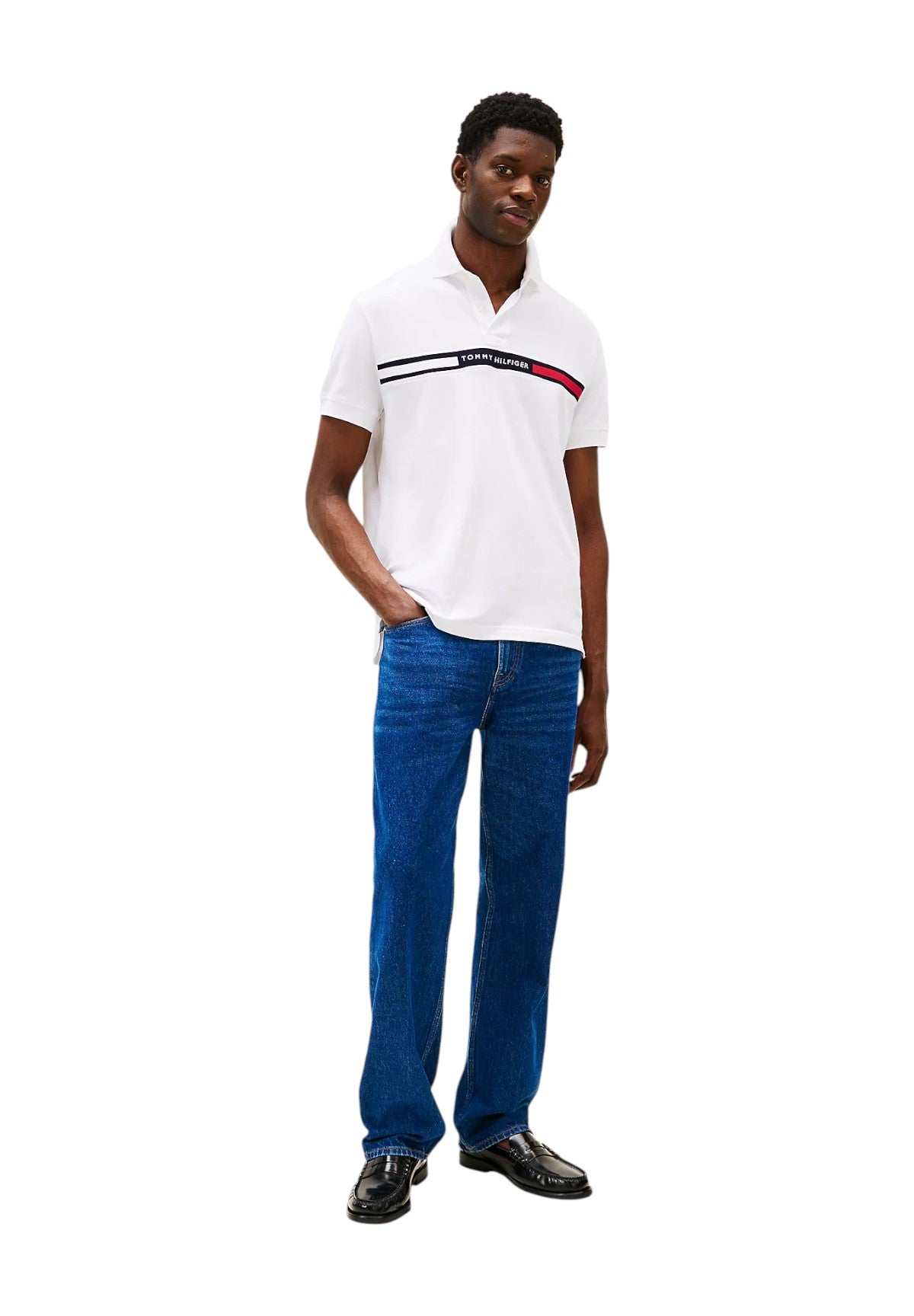 Polo Piqué Mw0mw38130 White