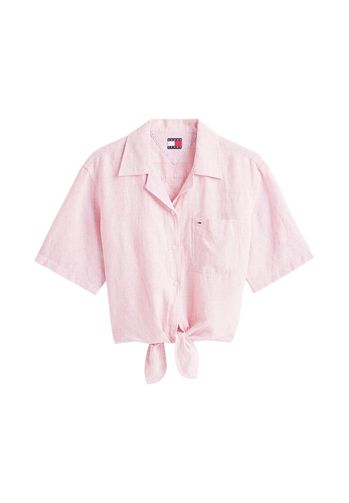 Camicia A Maniche Corte Dw0dw20286 Precious Pink, Stripe