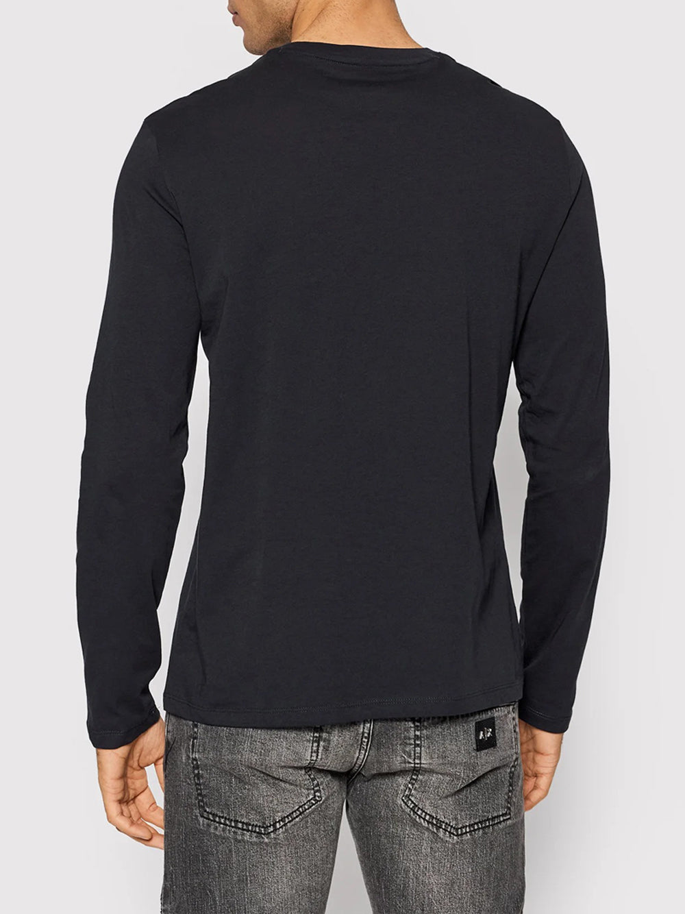 T-shirt a Maniche Lunghe 8NZTCH Navy