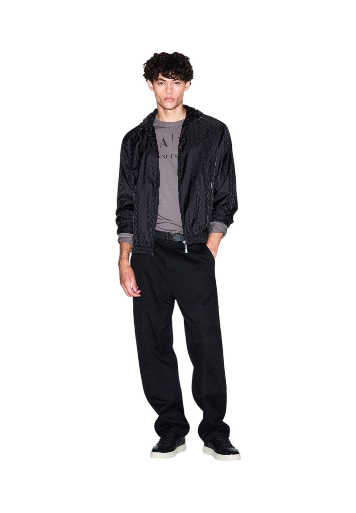 T-shirt a Maniche Lunghe 8NZTCH Dark Gull Gray