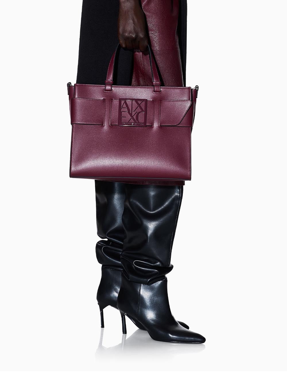 Borsa Shopper Tote bag grande con doppi manici e tracolla 942689 Groove