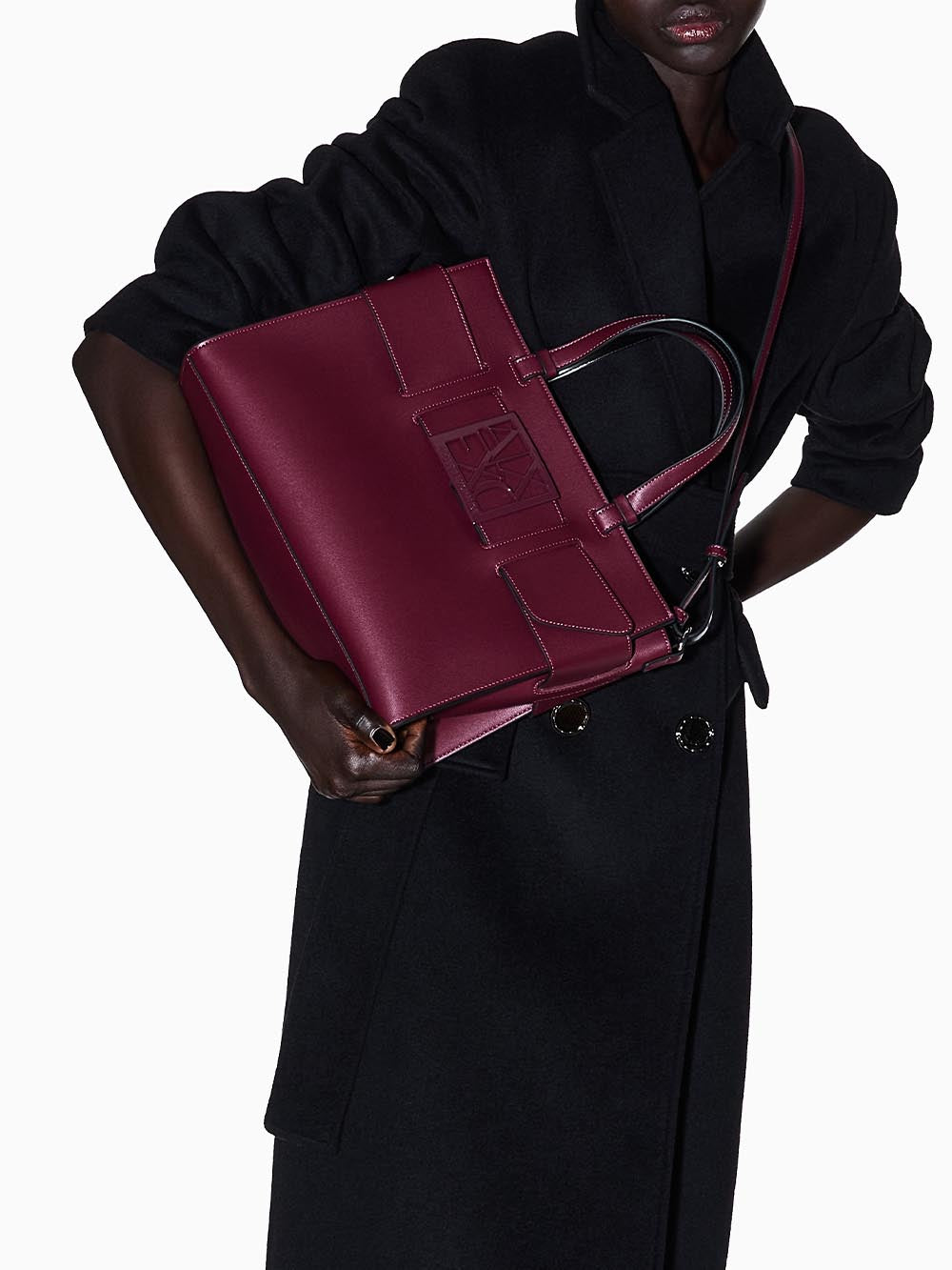 Borsa Shopper Tote bag grande con doppi manici e tracolla 942689 Groove