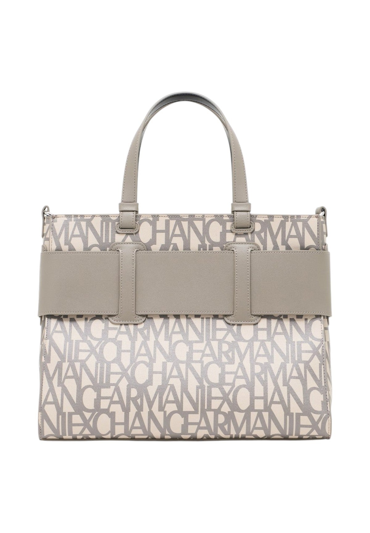 Borsa Shopper Tote bag grande con doppi manici e tracolla 942689 Sound Sand, Brown B