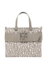 Armani Exchange Borsa Shopper Tote bag grande con doppi manici e tracolla 942689 Sound Sand, Brown B