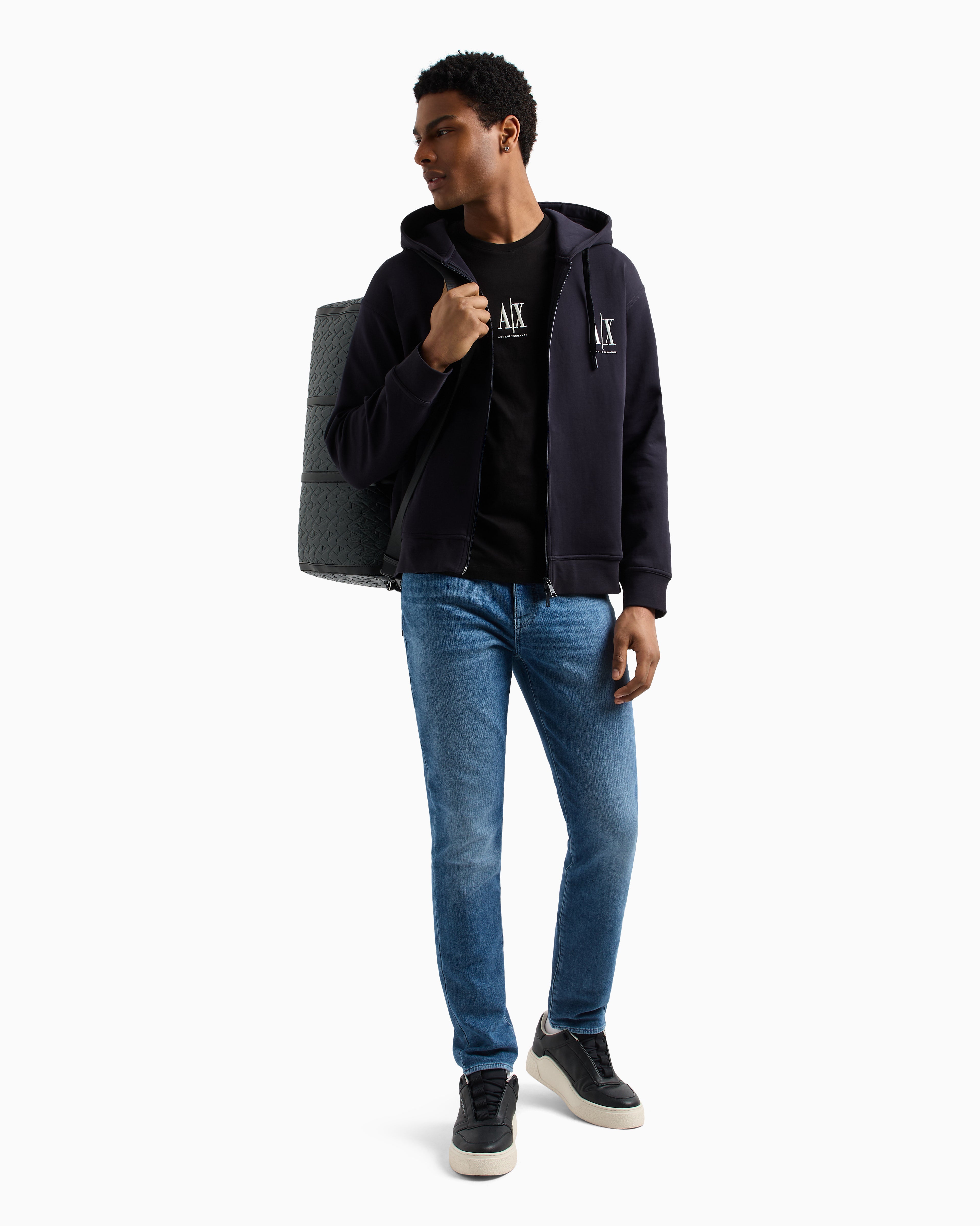 Jeans Jeans slim fit in denim fleece XM000070 Medium Blue Denim