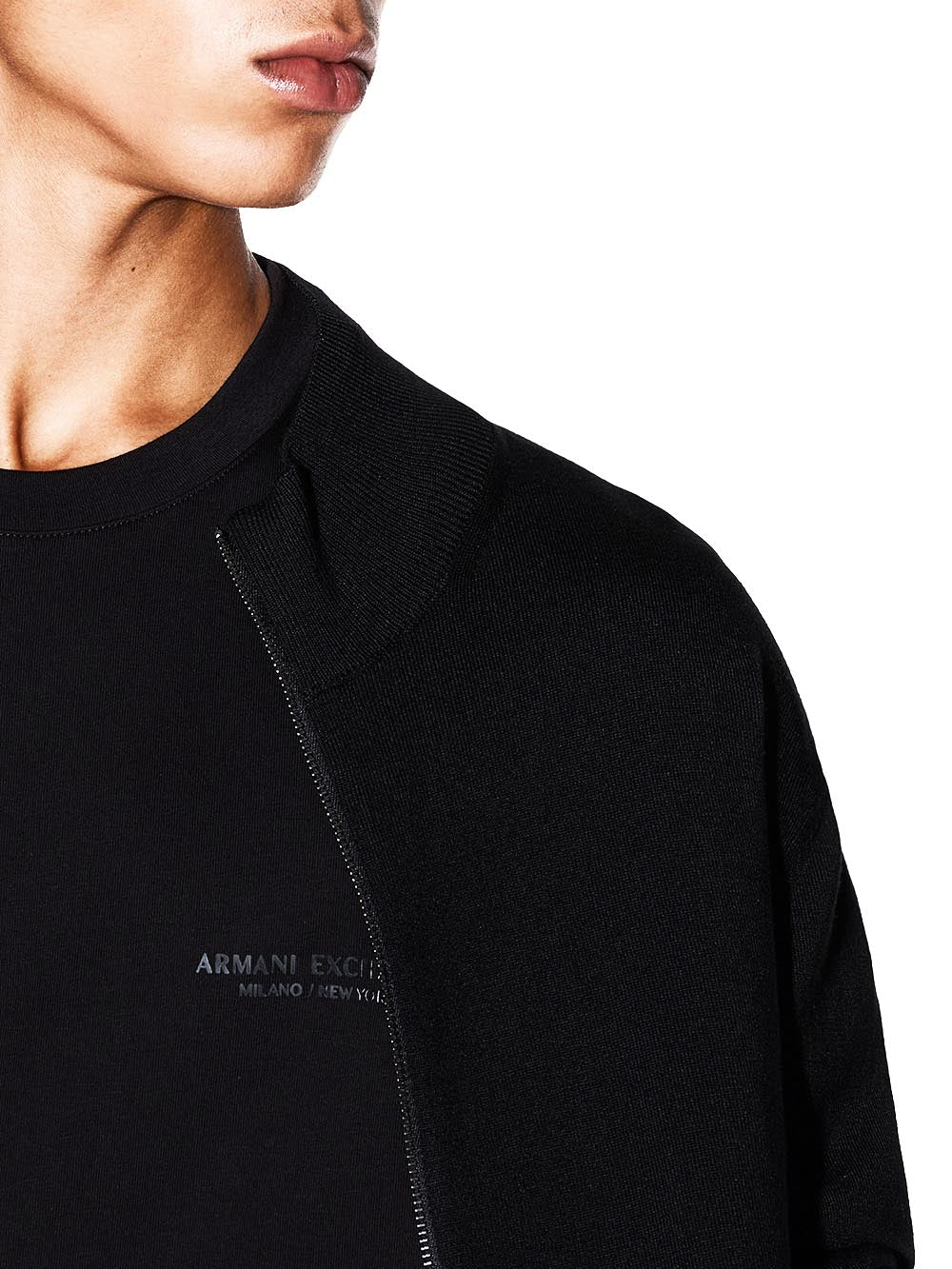 Cardigan Cardigan con zip XM001279 Black