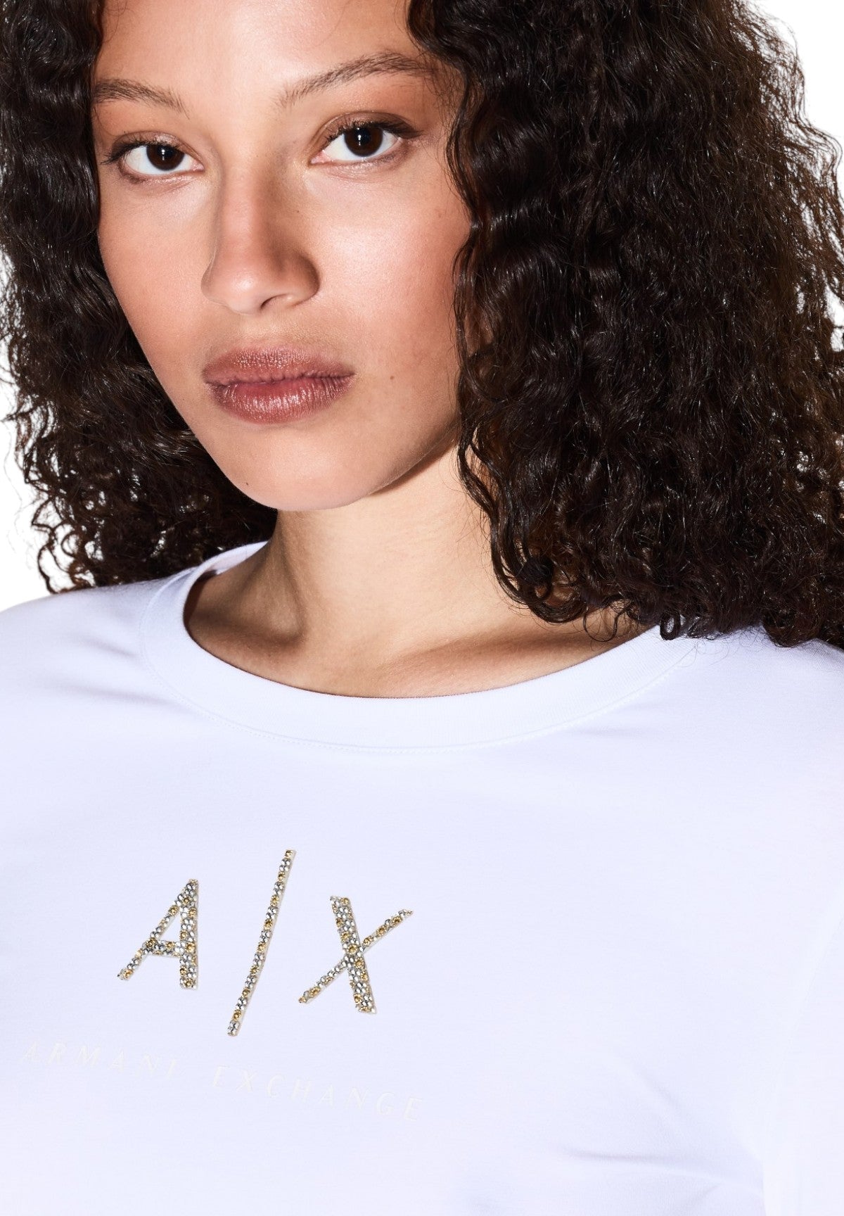 T-shirt a Maniche Lunghe XW001365 Optic White