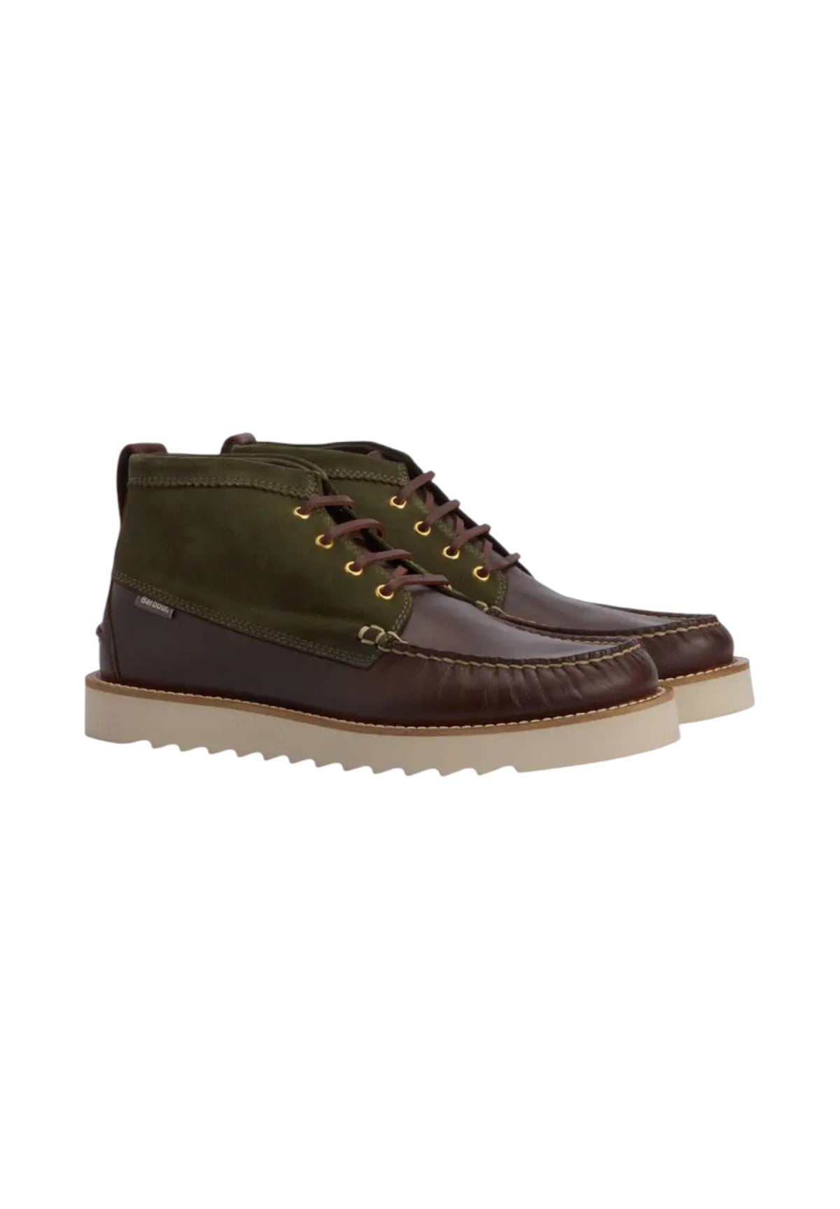 Stivaletti Hadston Chukka MFO0822 Olive, Dark Brown