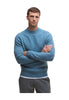 Barbour Maglione Girocollo Grangetown Merino Crew Neck MKN1584 Bluestone