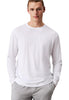 Calvin Klein T-shirt a Maniche Lunghe 000NM2771E Classic White
