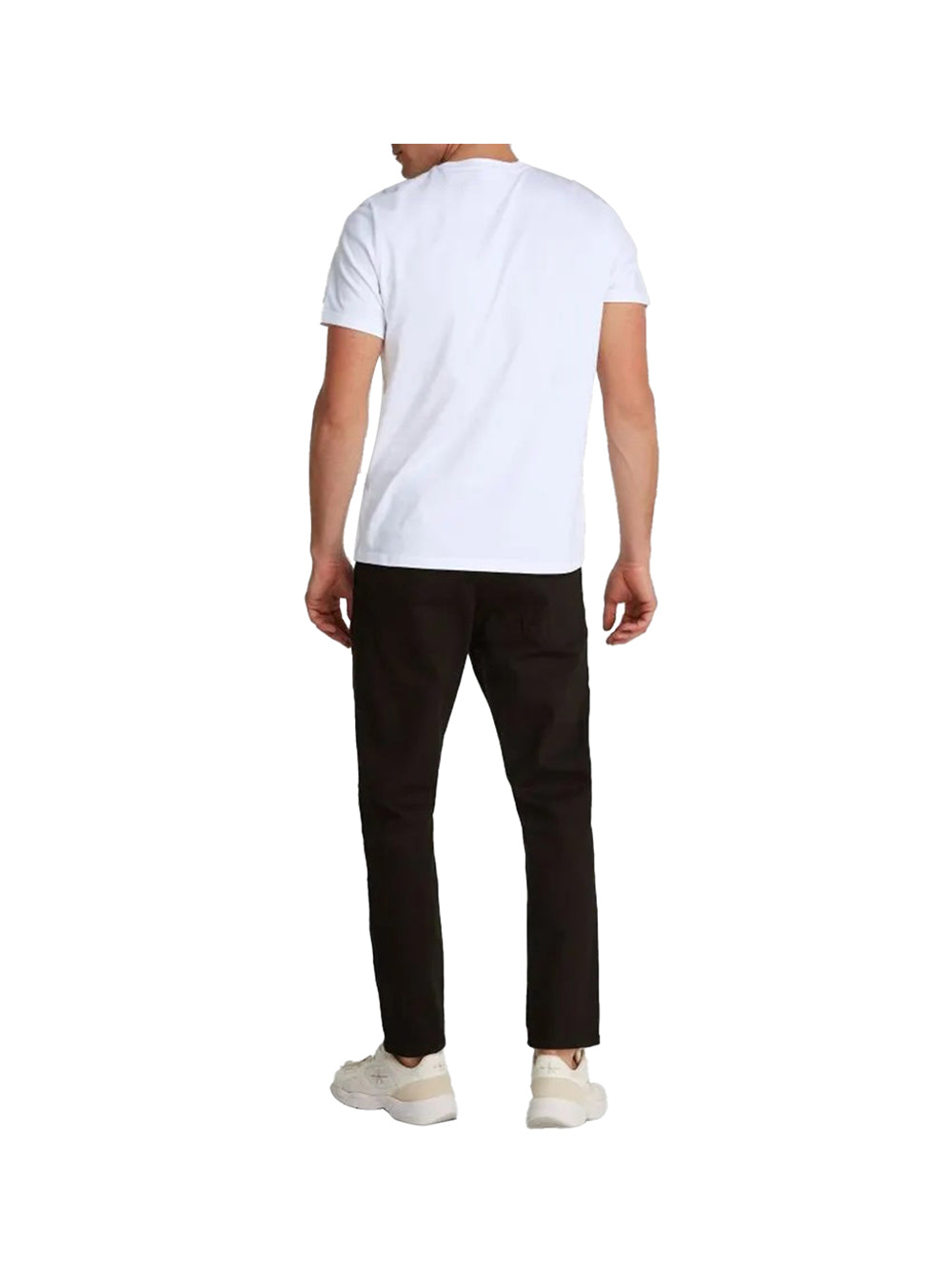 T-shirt a Maniche Corte Smooth Cttn Solid LV040HM265 Brilliant White