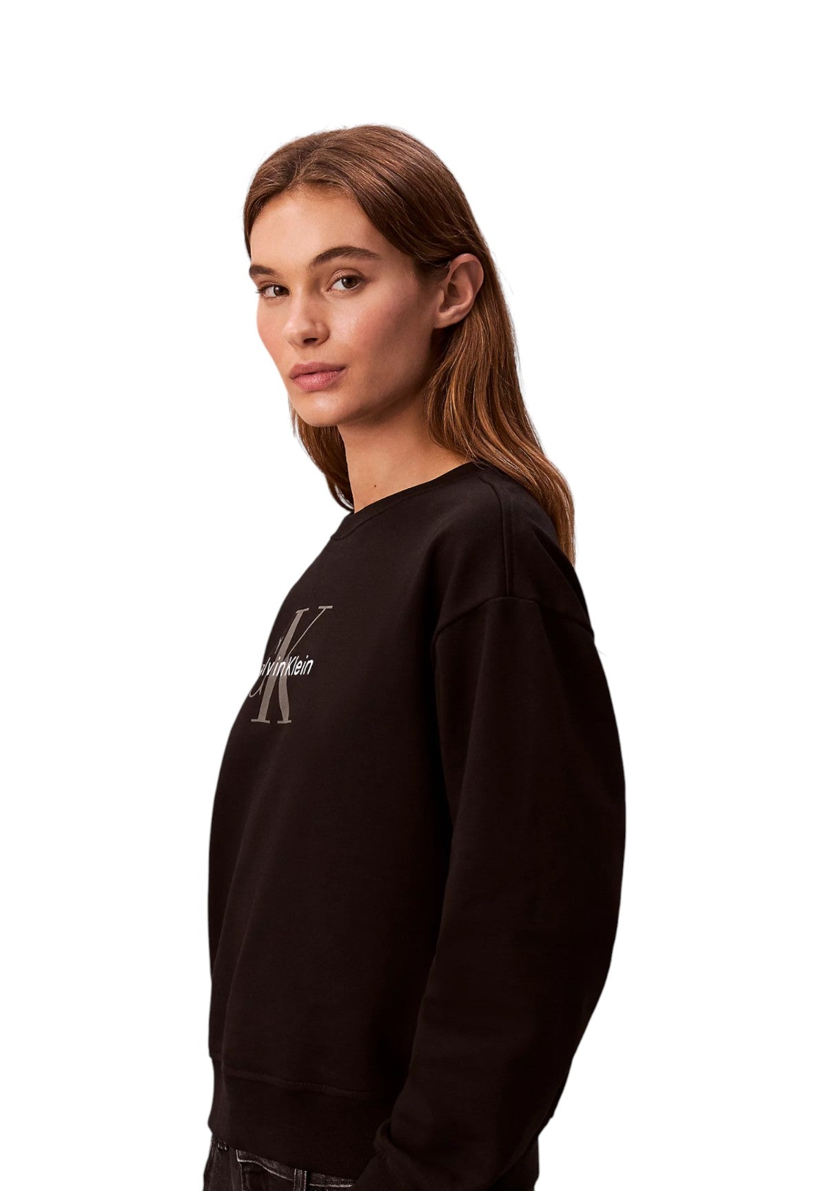 Felpa Girocollo Ls Monologo French T LV047B234G Black