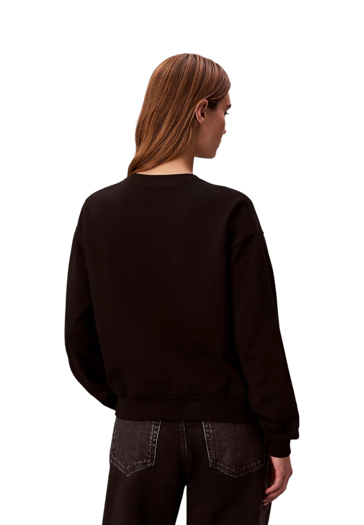 Felpa Girocollo Ls Monologo French T LV047B234G Black