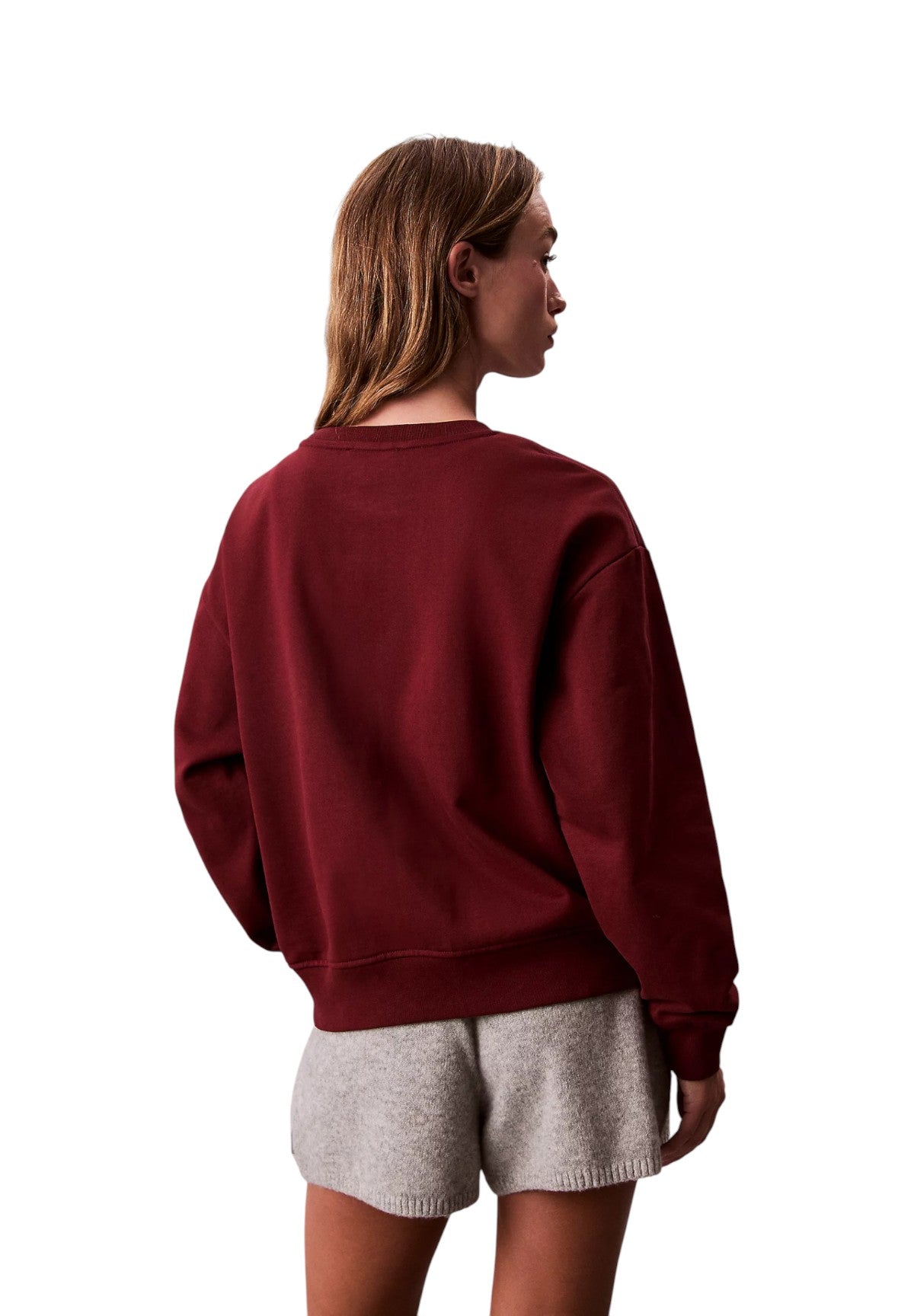 Felpa Girocollo Ls Monologo French T LV047B234G Renaissance Red