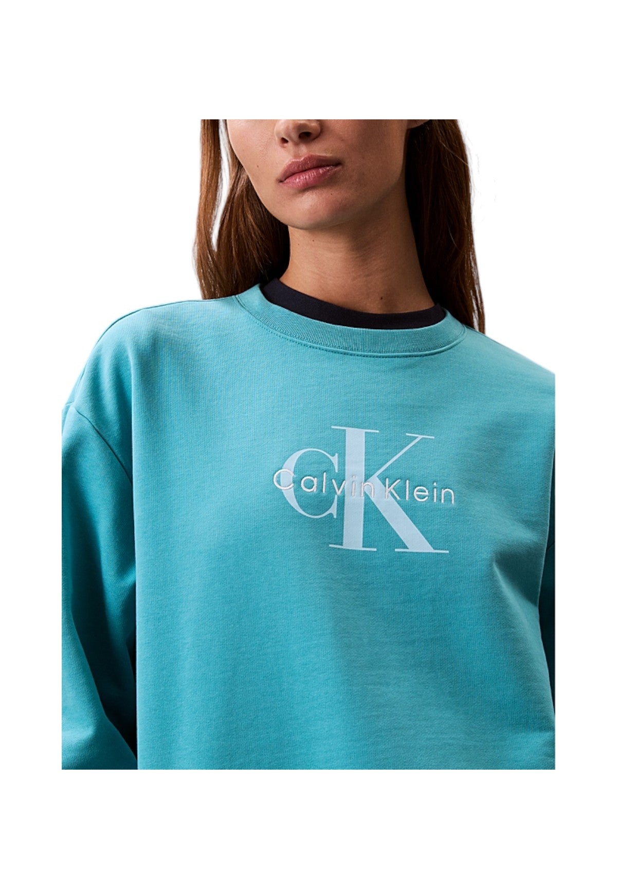 Felpa Girocollo Lv047b234g Tuscan Teal