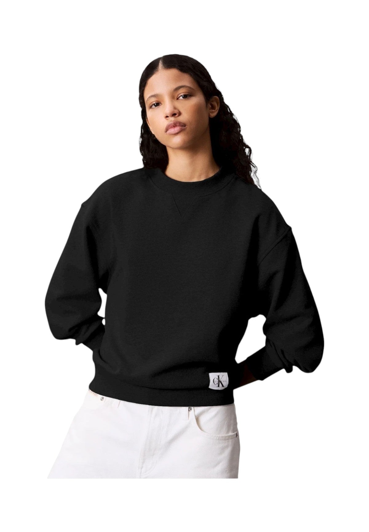 Felpa Girocollo in FrenchTerry LV047B238G Black