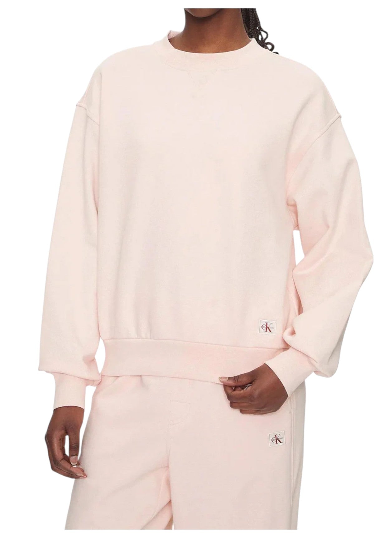 Felpa Girocollo in FrenchTerry LV047B238G Cloud Pink