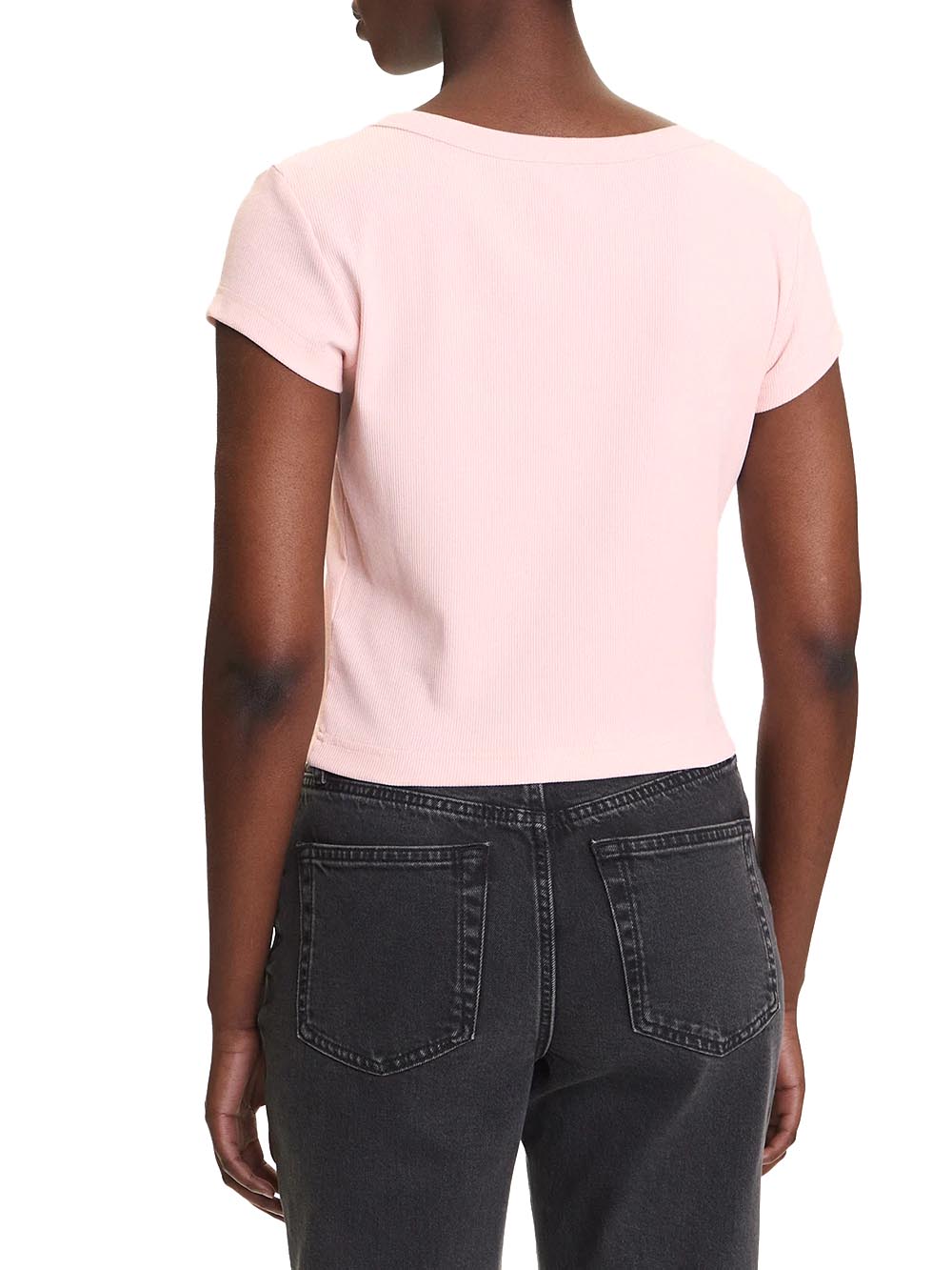T-shirt a Maniche Corte A- Woven Label 2X2 R LV047C200G Cloud Pink