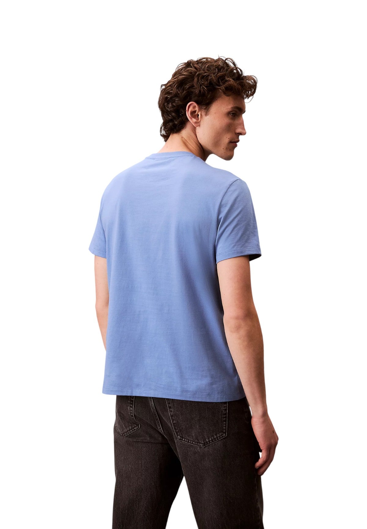 T-shirt a Maniche Corte Ss Badge 30S Jersey LV04RC272G Dull Nile Blue